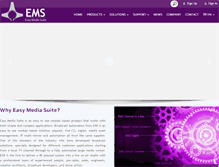 Tablet Screenshot of easymediasuite.com
